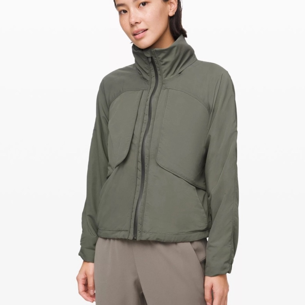Lululemon Always Effortless jacket Gray Sage 6